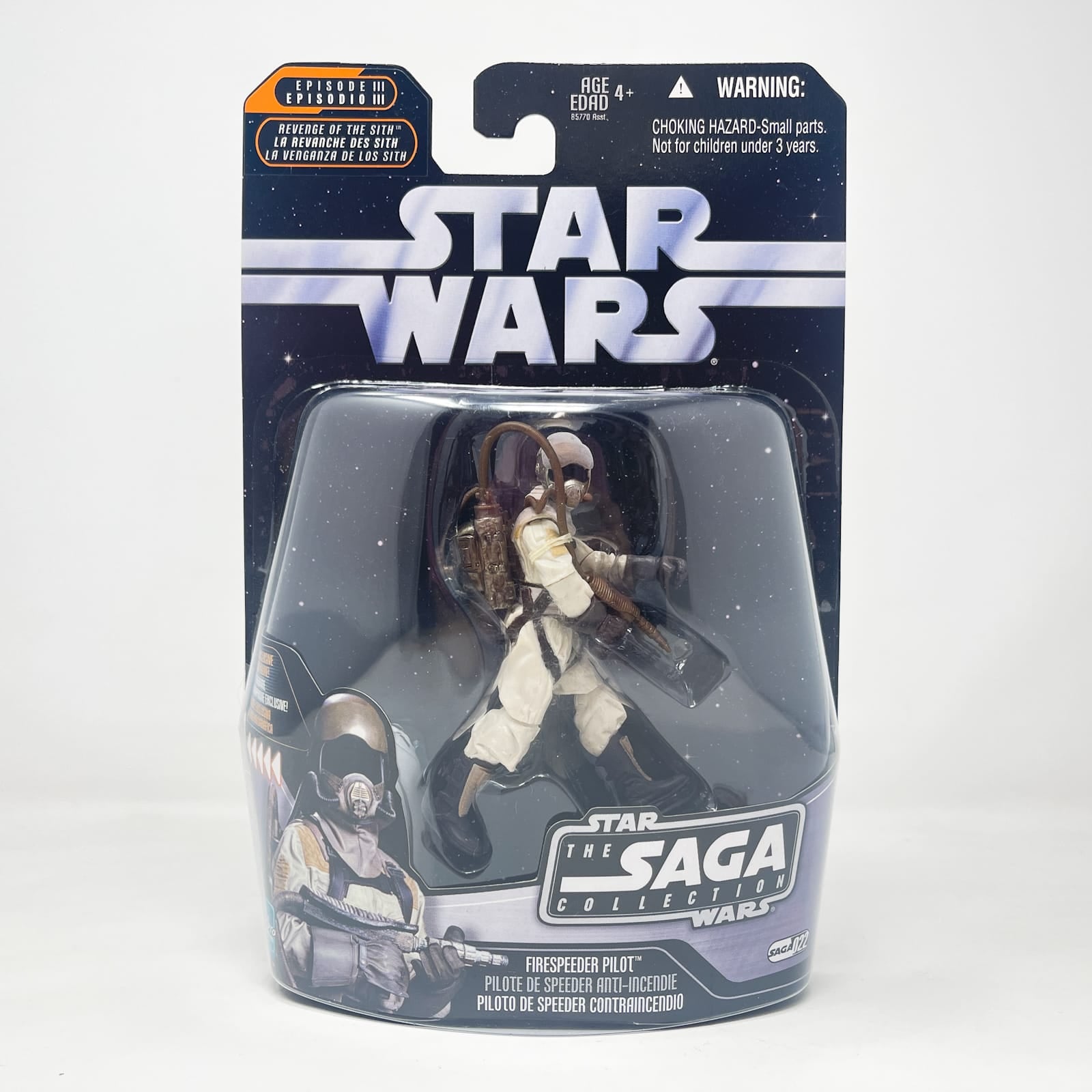 Vintage Hasbro Star Wars Mid MOC Firespeeder Pilot #22 - Hasbro Saga Collection (2006)