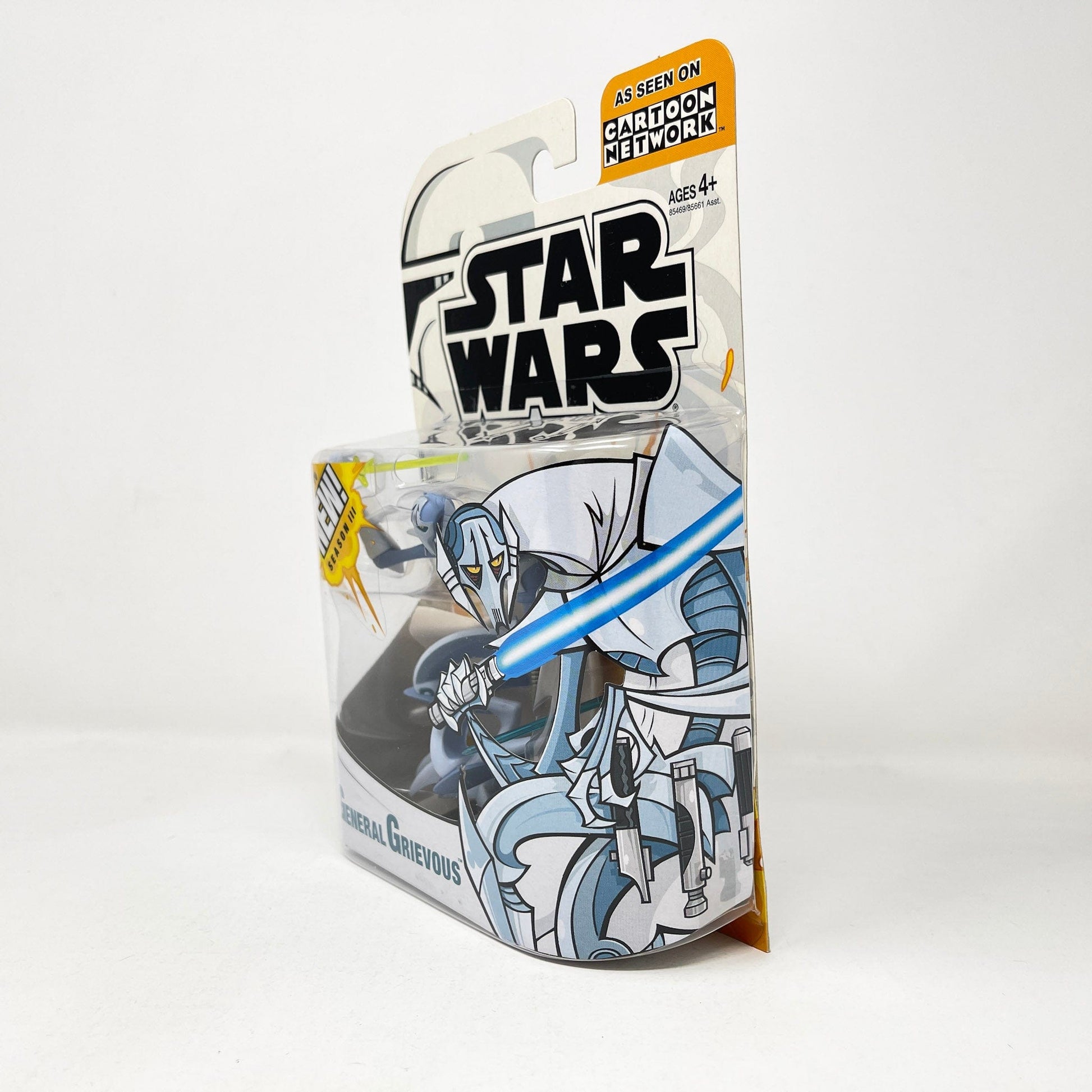 Vintage Hasbro Star Wars Mid MOC General Grievous (2005) - Hasbro Tarkovsky Clone Wars Animated Figure MOC