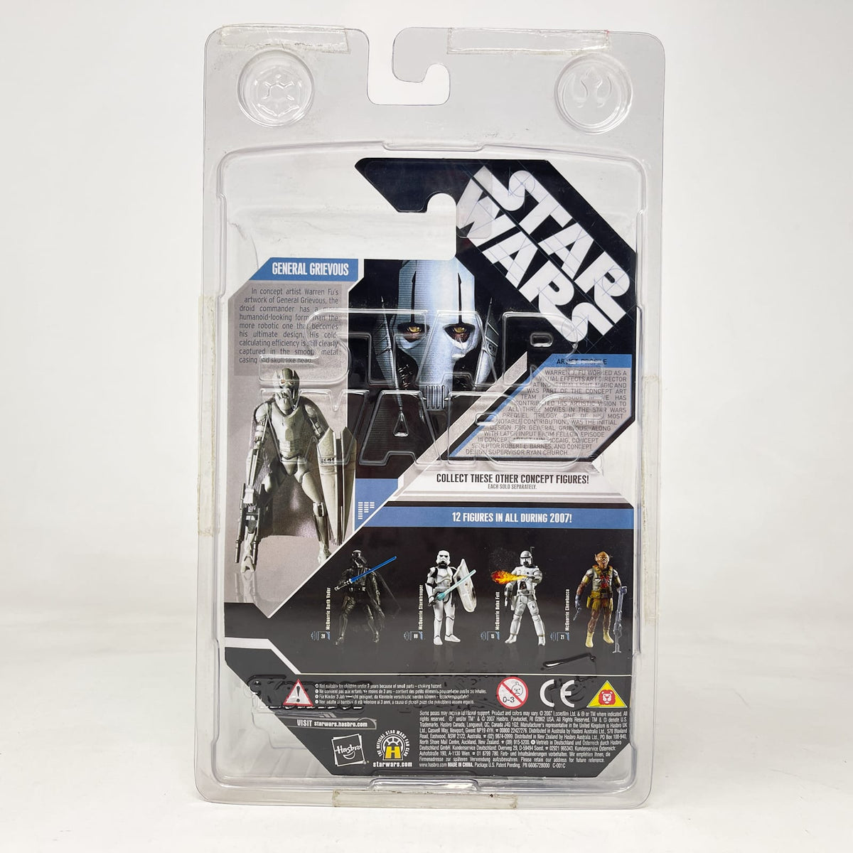 Vintage Hasbro Star Wars Mid MOC General Grievous (Concept) - Hasbro 30th Anniversary Collection 3.75"