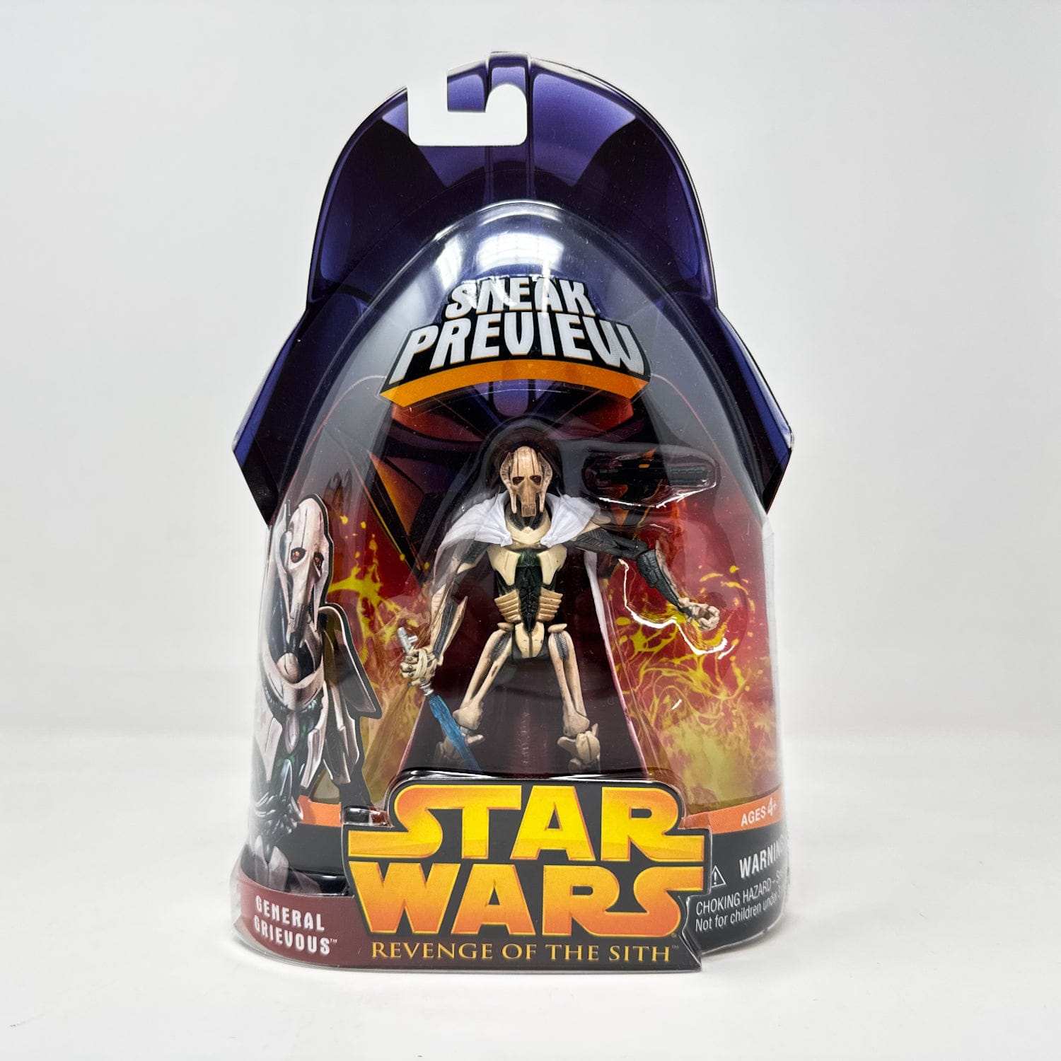 Vintage Hasbro Star Wars Mid MOC General Grievous Sneak Preview #1 of 4 - Hasbro ROTS 2005