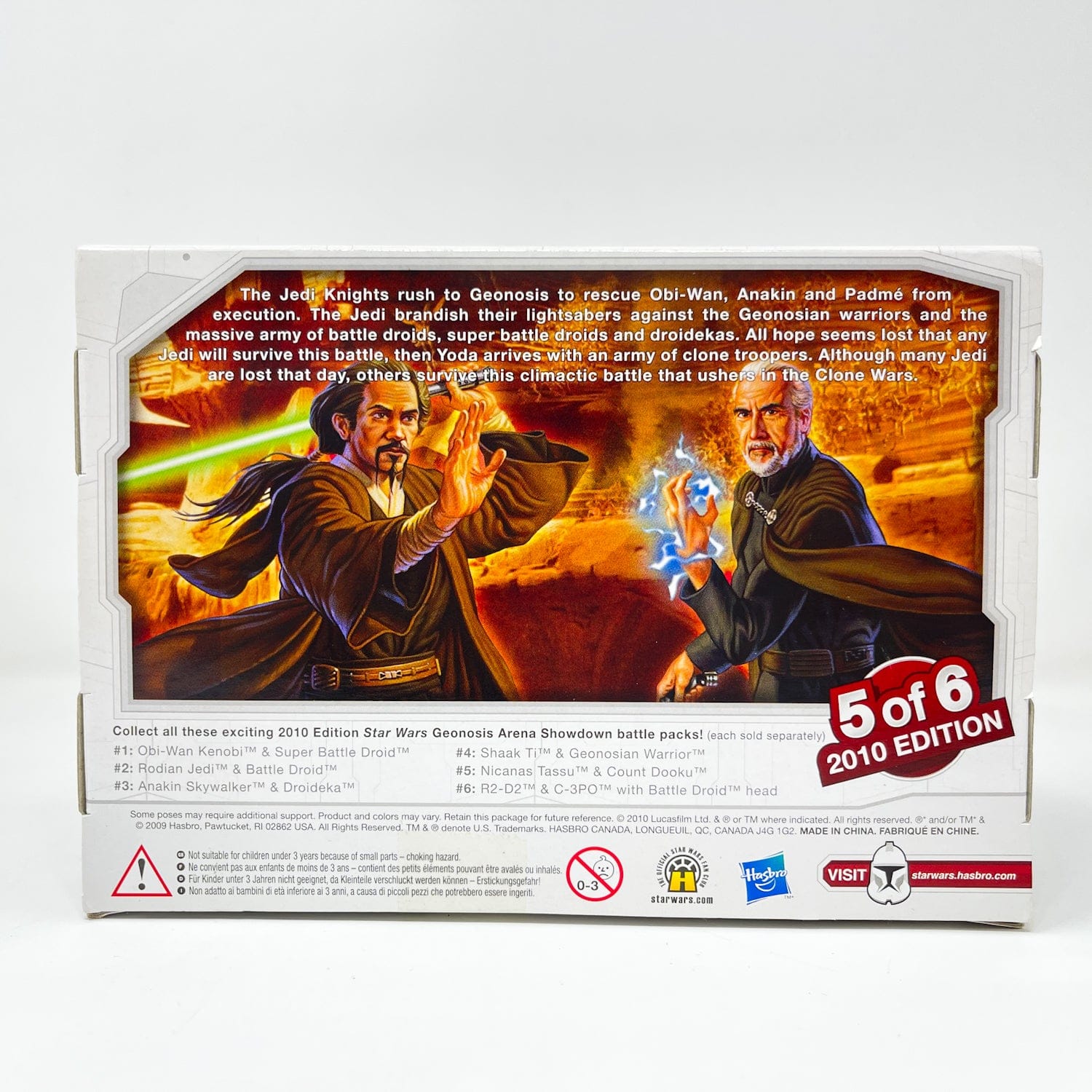 Vintage Hasbro Star Wars Mid MOC Geonosis Arena Showdown 2-Pack #5 - Hasbro Legacy Collection (2010)