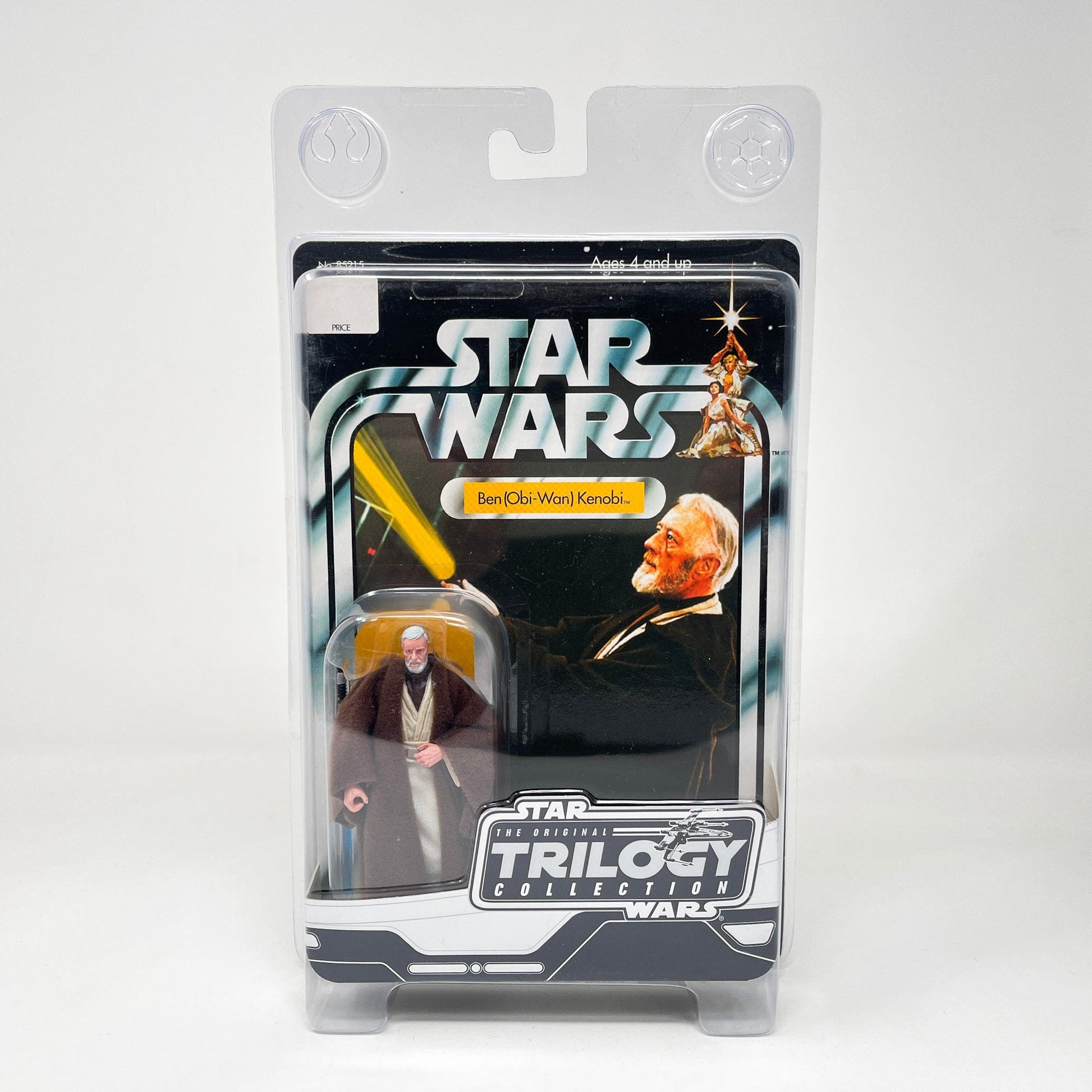 Vintage Hasbro Star Wars Mid MOC Han / Luke / Leia / Obi-Wan (2004) Complete Series 1 Set - Hasbro Original Trilogy Collection - Star Wars Action Figures