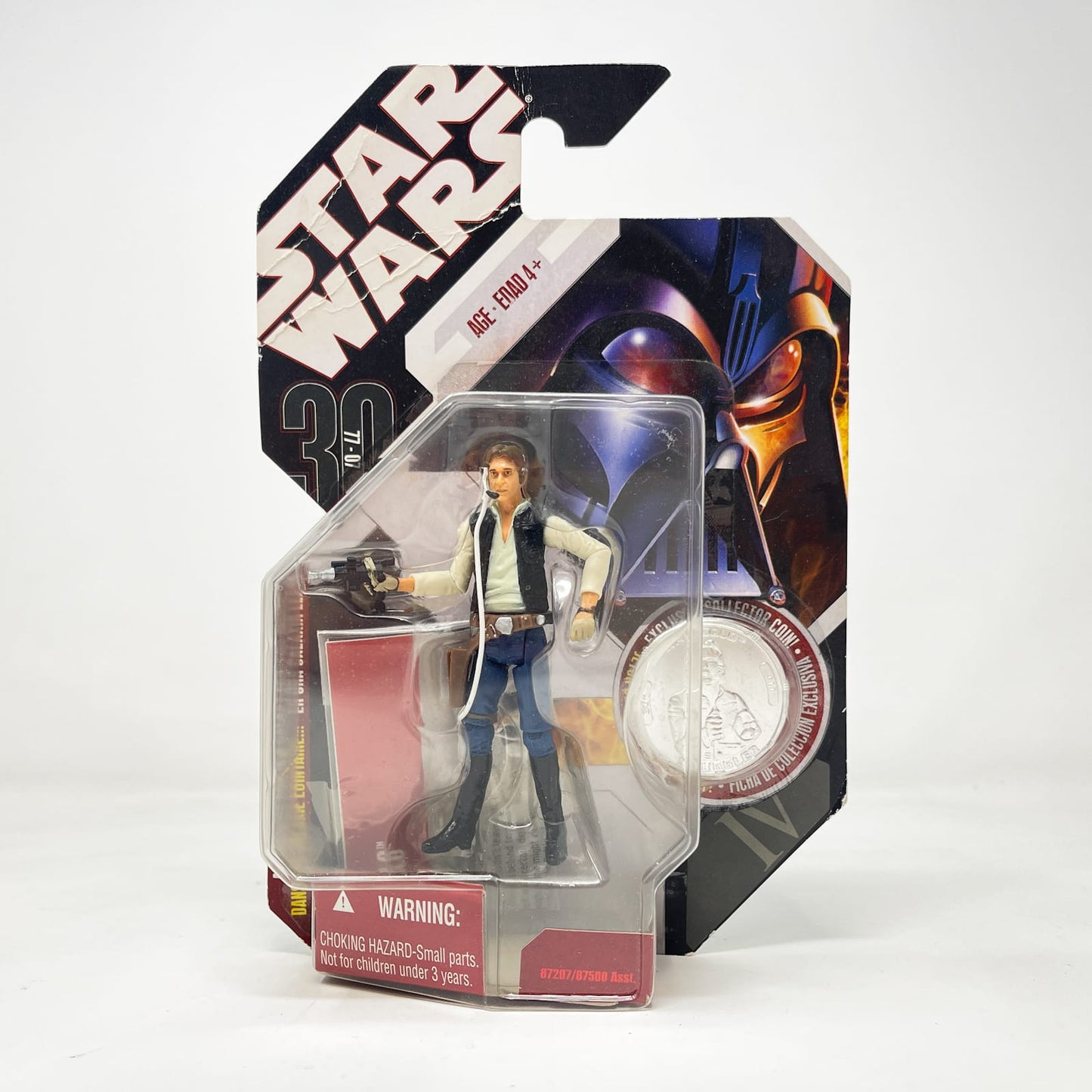 Vintage Hasbro Star Wars Mid MOC Han Solo #11 - Hasbro 30th Anniversary Collection 3.75"