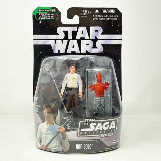 Vintage Hasbro Star Wars Mid MOC Han Solo (Carbonite) #02 - Hasbro Saga Collection (2006)