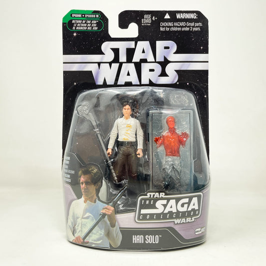Vintage Hasbro Star Wars Mid MOC Han Solo (Carbonite) #02 - Hasbro Saga Collection (2006)