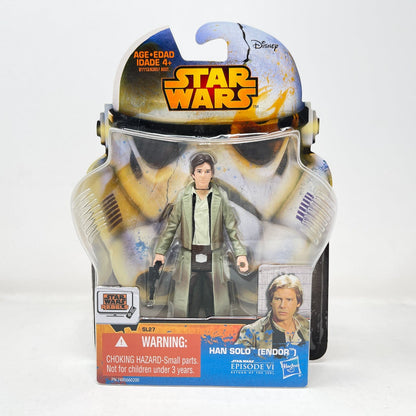 Vintage Hasbro Star Wars Mid MOC Han Solo (Endor) SL27 - Hasbro 2015 Rebels Series