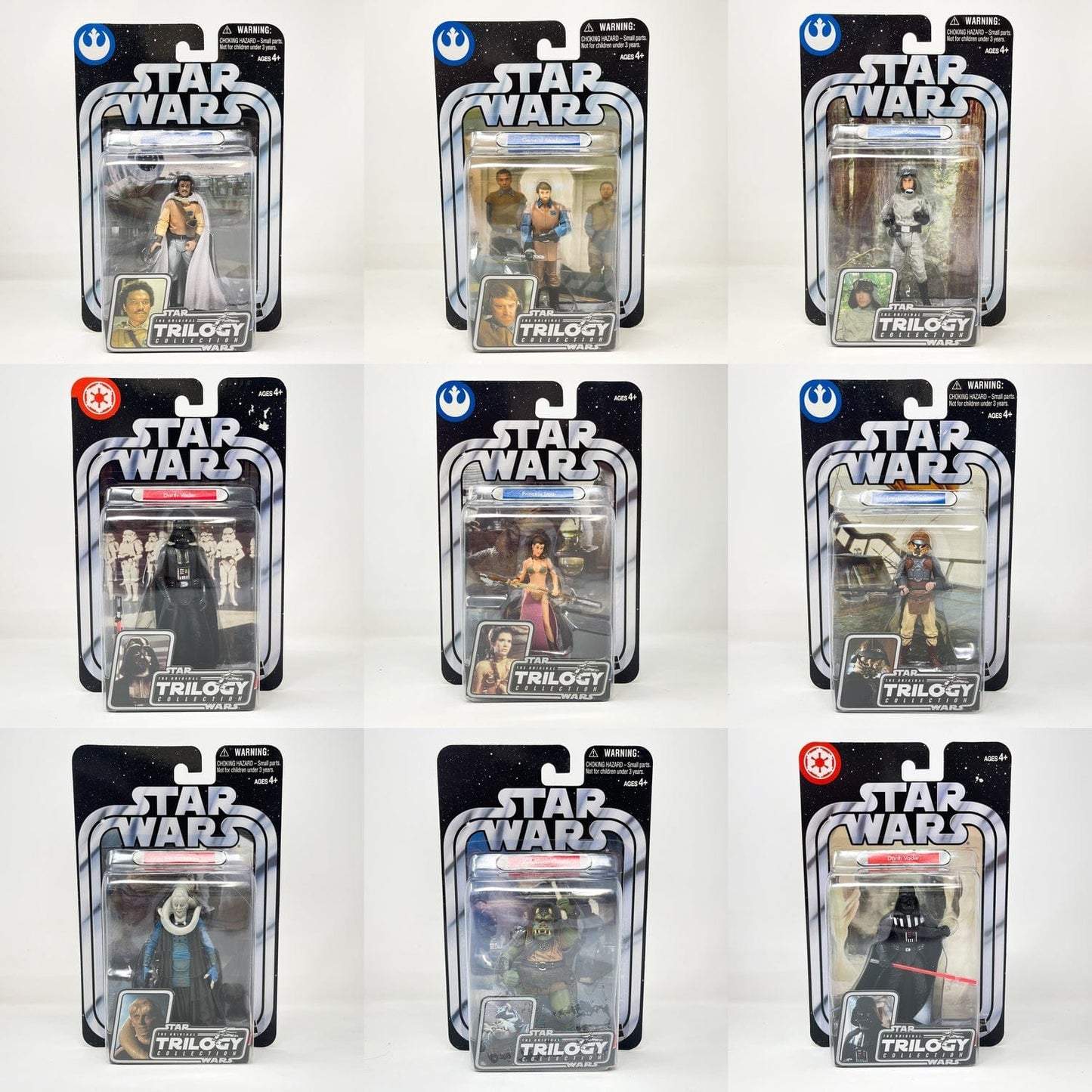Vintage Hasbro Star Wars Mid MOC Hasbro Original Trilogy Collection (2004) - Basic Figures Complete Run (OTC-01 to OTC-38)