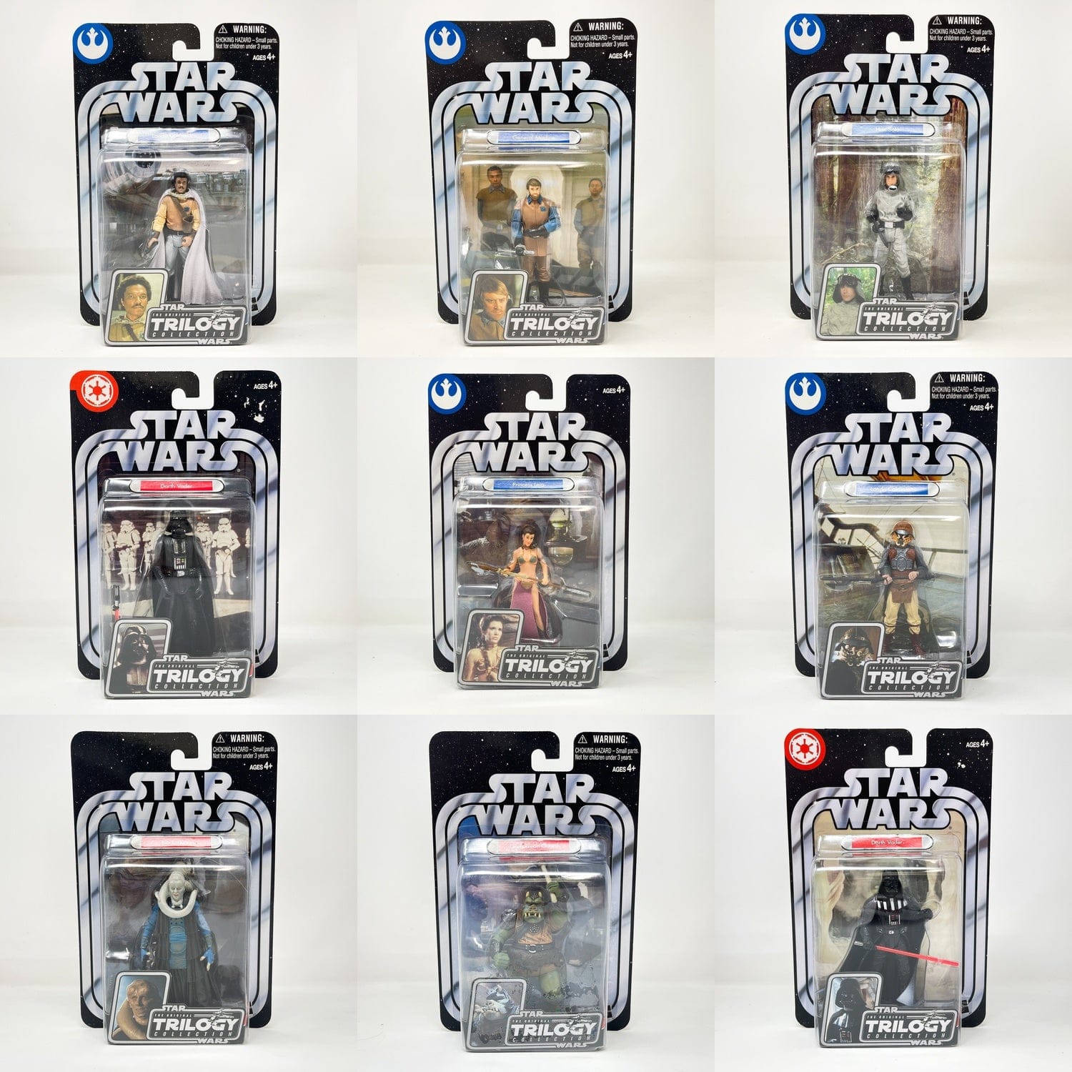 Vintage Hasbro Star Wars Mid MOC Hasbro Original Trilogy Collection (2004) - Basic Figures Complete Run (OTC-01 to OTC-38)