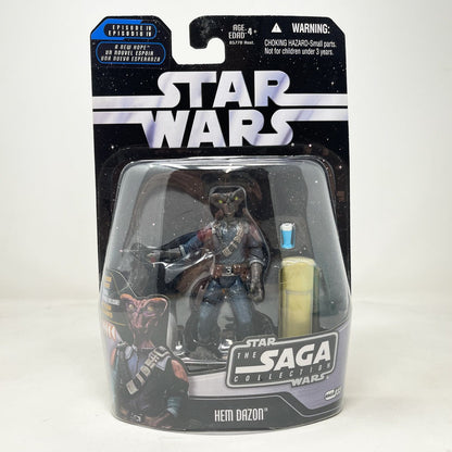 Vintage Hasbro Star Wars Mid MOC Hem Dazon #33 - Hasbro Saga Collection (2006)