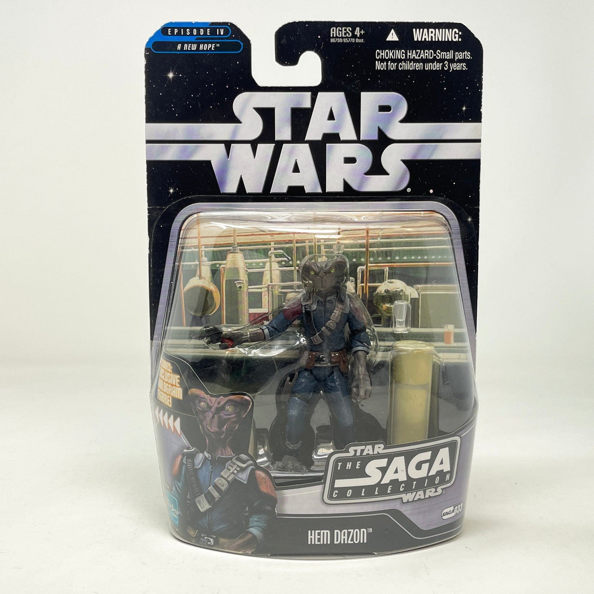 Vintage Hasbro Star Wars Mid MOC Hem Dazon #33 in Cantina (2006) - 3.75" Hasbro Saga Collection Star Wars Action Figure