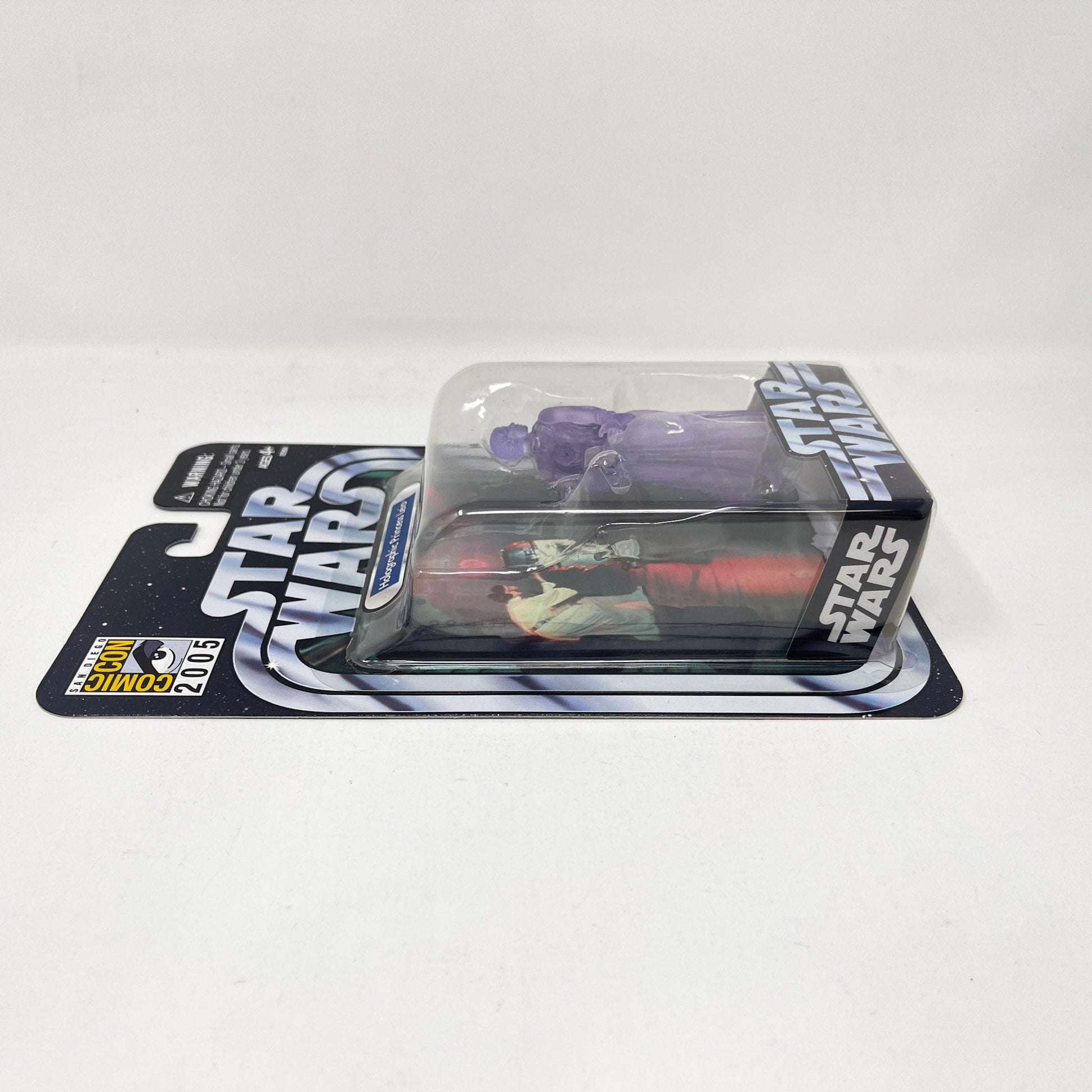 Vintage Hasbro Star Wars Mid MOC Holographic Princess Leia (SDCC 2005) ANH - Hasbro Original Trilogy Collection