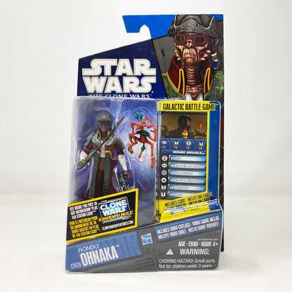 Vintage Hasbro Star Wars Mid MOC Hondo Ohnaka with Monkey Lizard CW39 - The Clone Wars 2011 3.75" Star Wars Action Figure