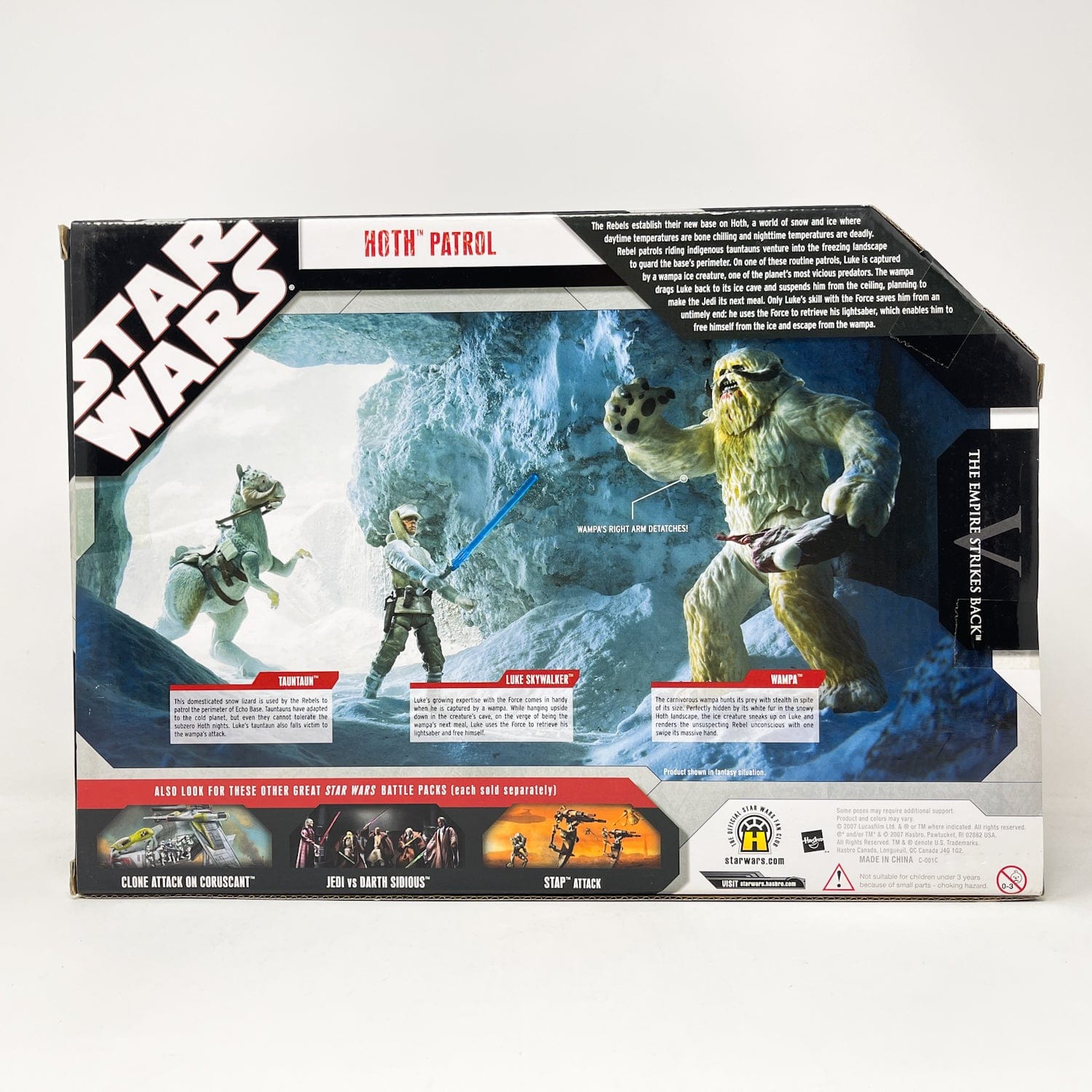 Vintage Hasbro Star Wars Mid MOC Hoth Patrol Battle Pack - Hasbro 30th Anniversary 3.75" Figures