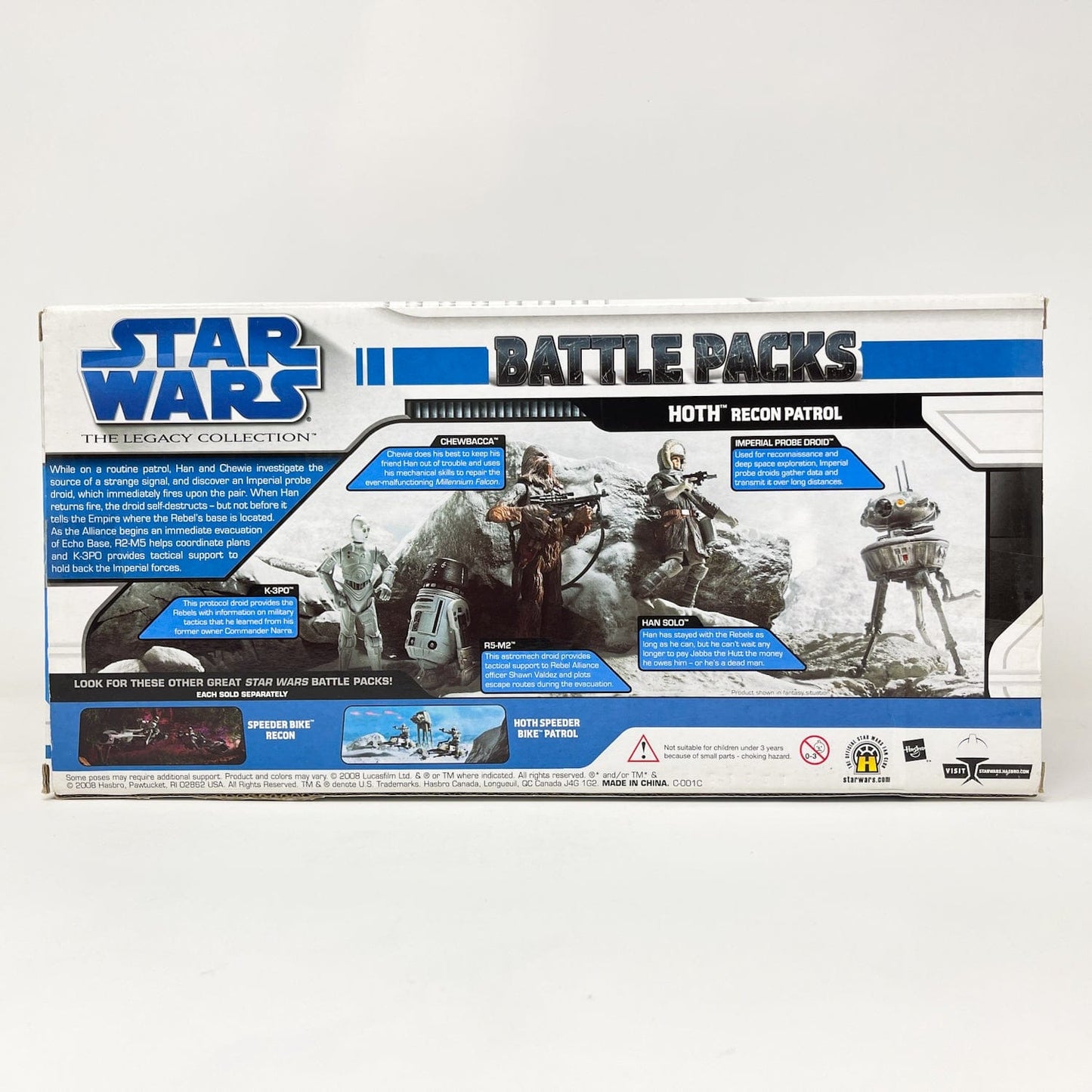 Vintage Hasbro Star Wars Mid MOC Hoth Recon Patrol – The Clone Wars Battle Packs (2009)
