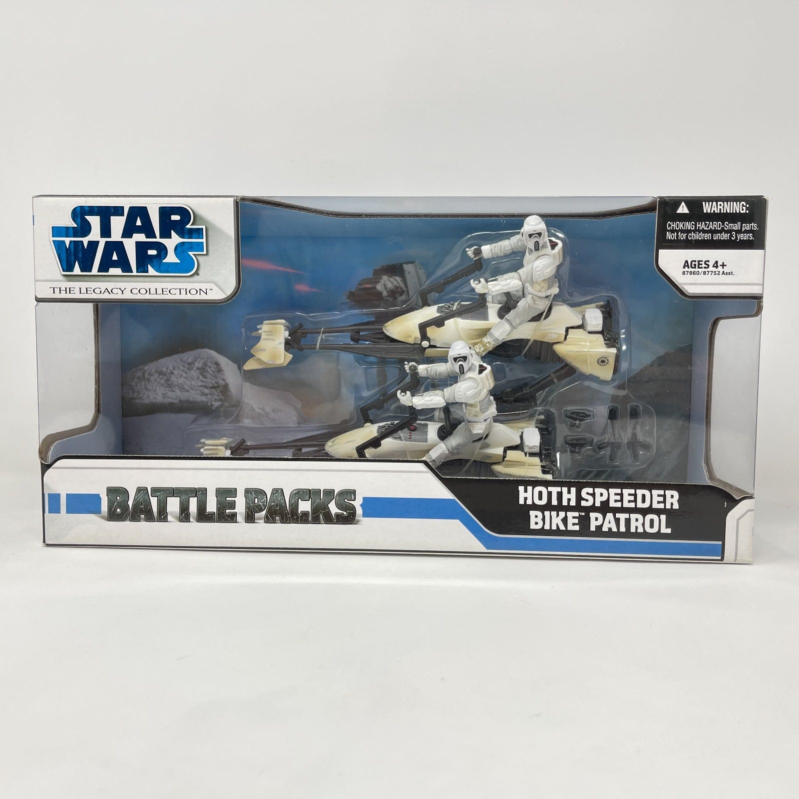 Vintage Hasbro Star Wars Mid MOC Hoth Speeder Bike Patrol Battle Pack - Hasbro Legacy Collection (2008)