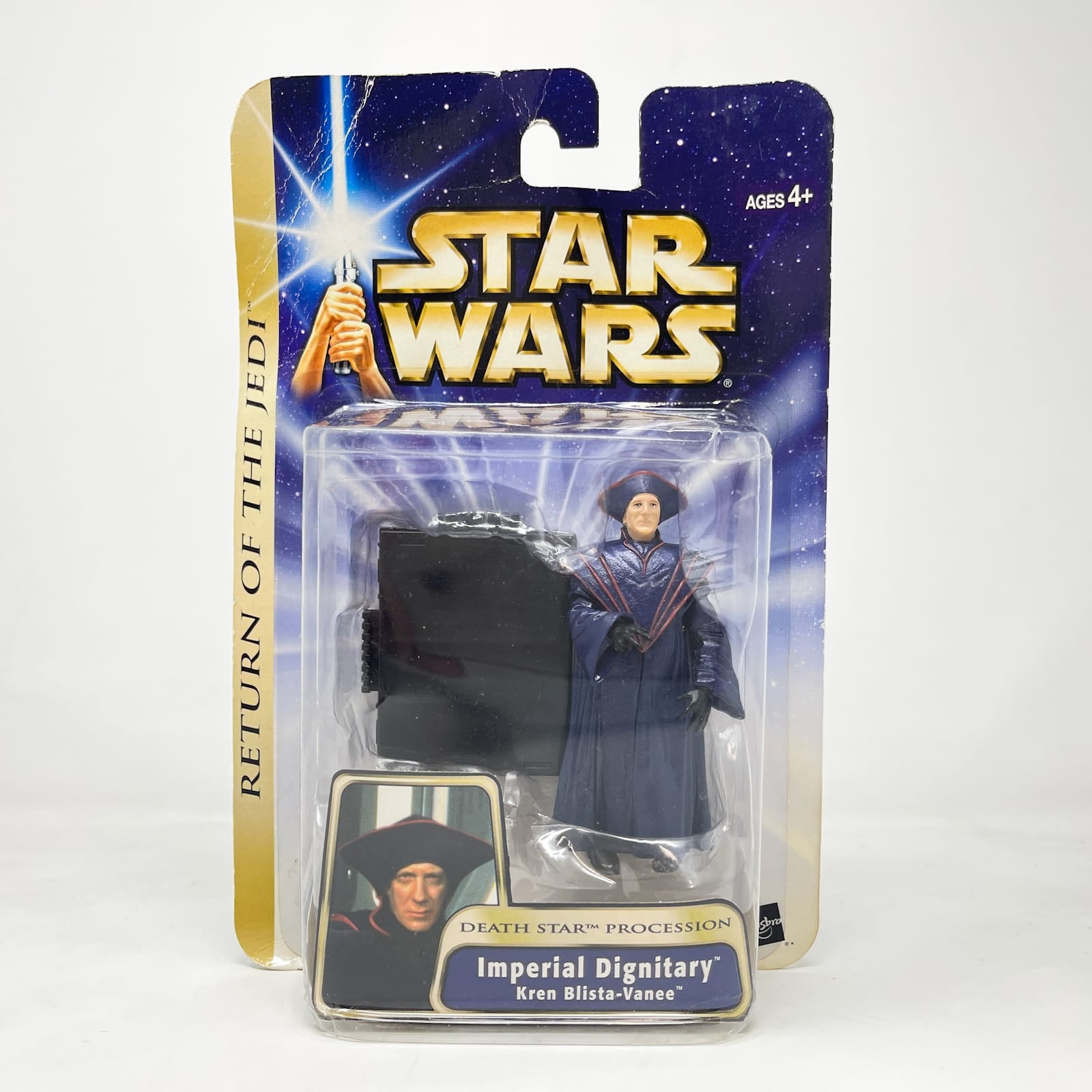 Vintage Hasbro Star Wars Mid MOC Imperial Dignitary Kren Blista-Vinee (Death Star Procession) #03-41 - Hasbro SAGA Series 3.75"