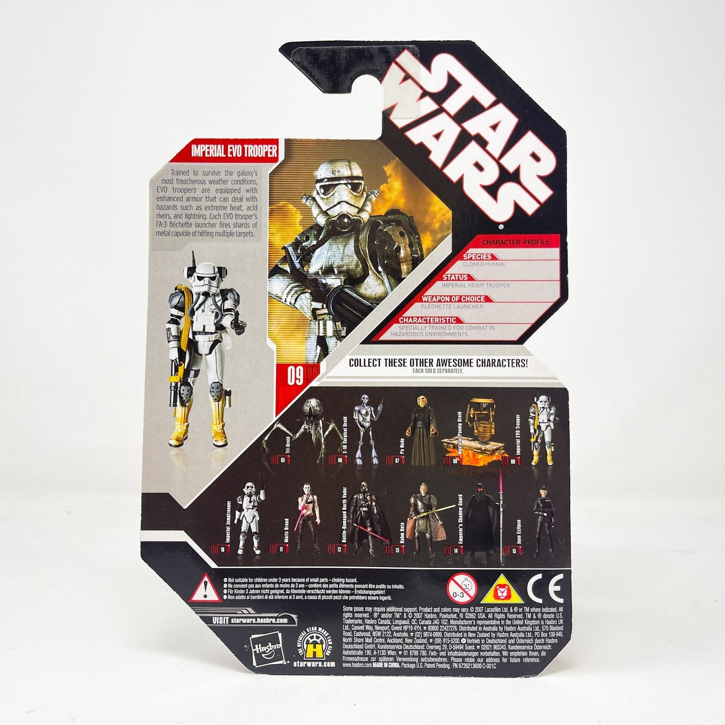 Vintage Hasbro Star Wars Mid MOC Imperial EVO Trooper - Hasbro 30th Anniversary Collection 3.75"