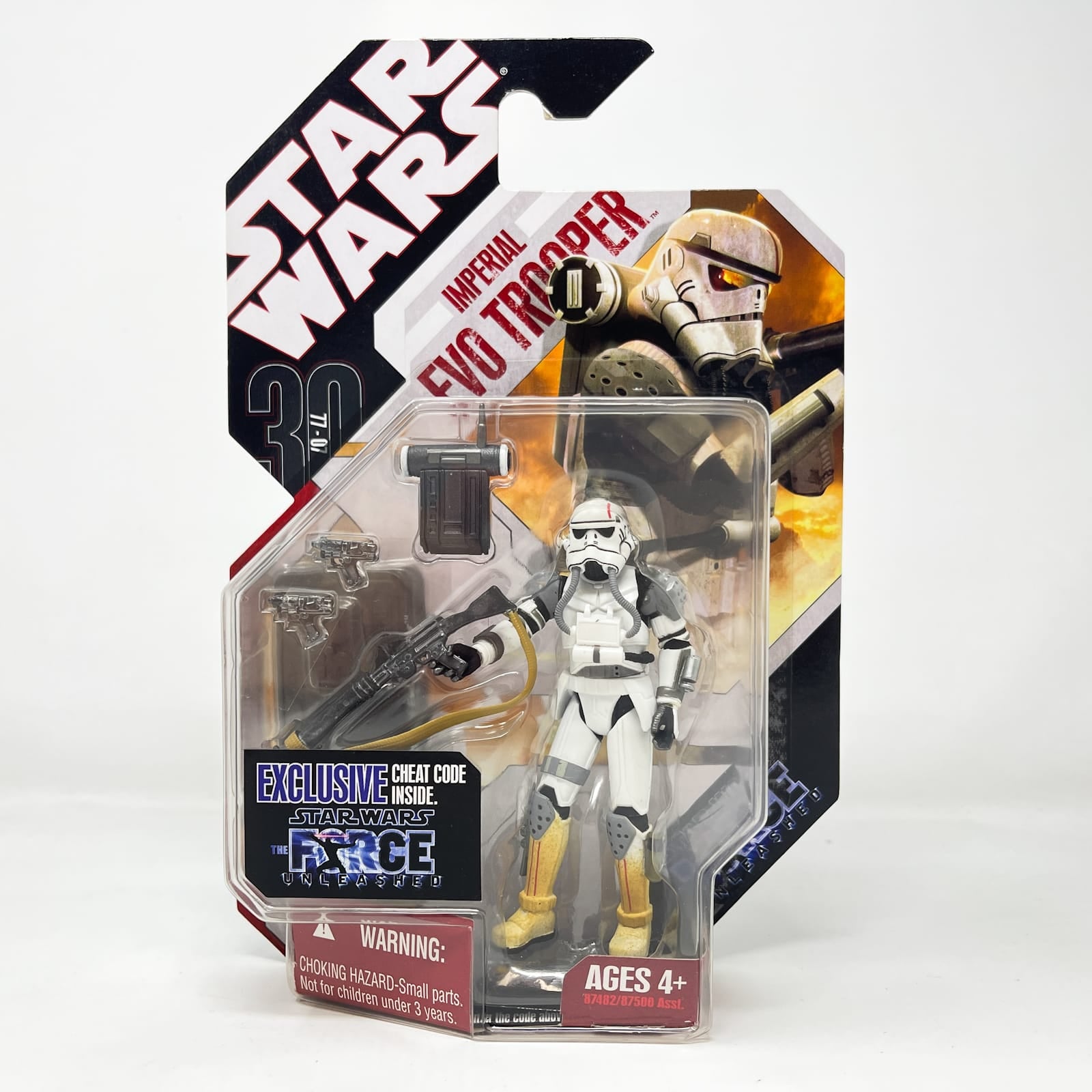 Vintage Hasbro Star Wars Mid MOC Imperial EVO Trooper - Hasbro 30th Anniversary Collection 3.75"