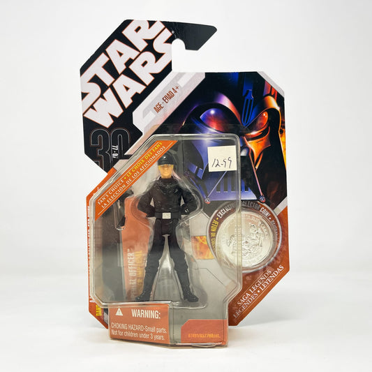 Vintage Hasbro Star Wars Mid MOC Imperial Officer (2007) - Hasbro 30th Anniversary Collection 3.75"