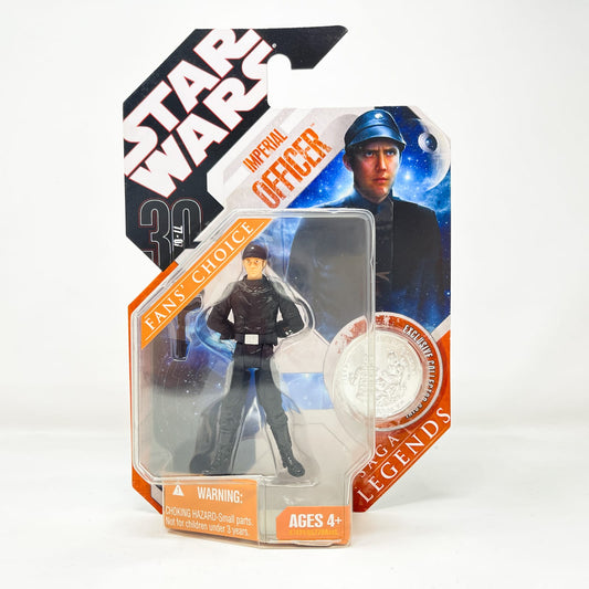 Vintage Hasbro Star Wars Mid MOC Imperial Officer (2007) - Hasbro 30th Anniversary Collection 3.75"
