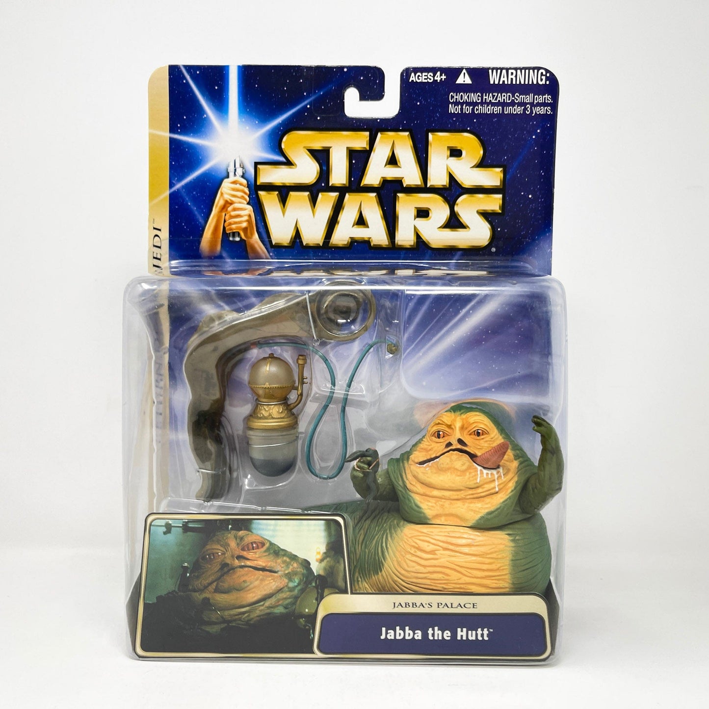 Vintage Hasbro Star Wars Mid MOC Jabba the Hutt (Jabbas Palace) - ROTJ (2004) - Hasbro SAGA Ultra Figure MOC