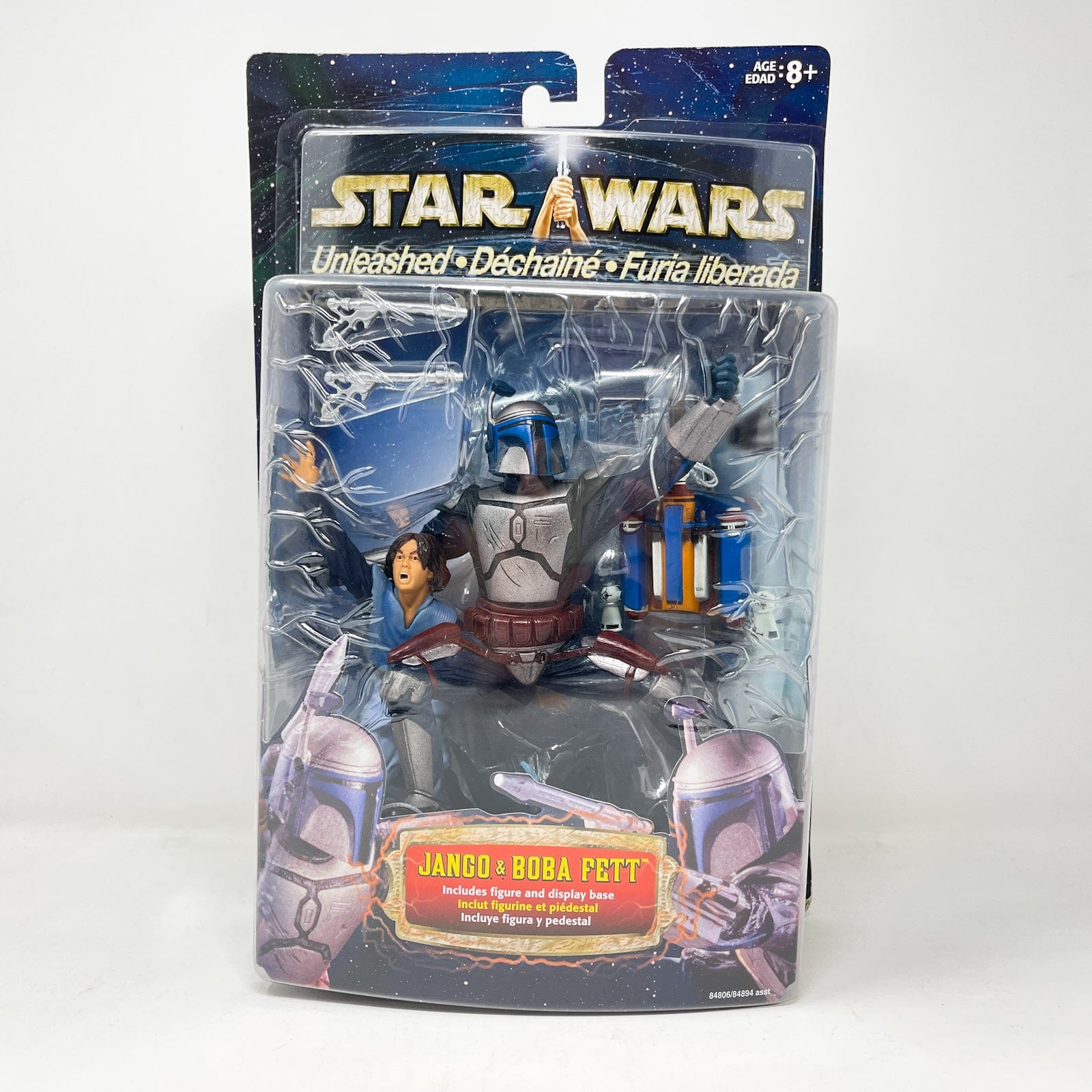 Vintage Hasbro Star Wars Mid MOC Jango & Boba Fett - Hasbro Unleashed Collection