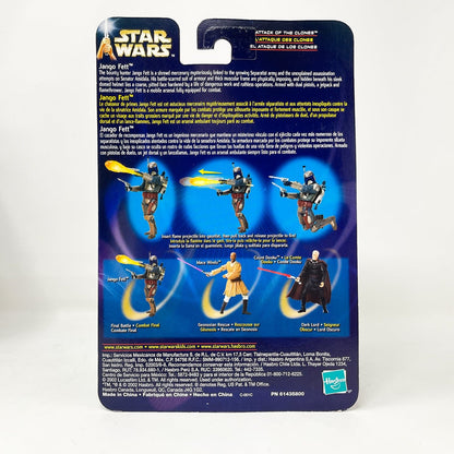 Vintage Hasbro Star Wars Mid MOC Jango Fett (Final Battle) #02-31 - Hasbro SAGA Series 3.75"