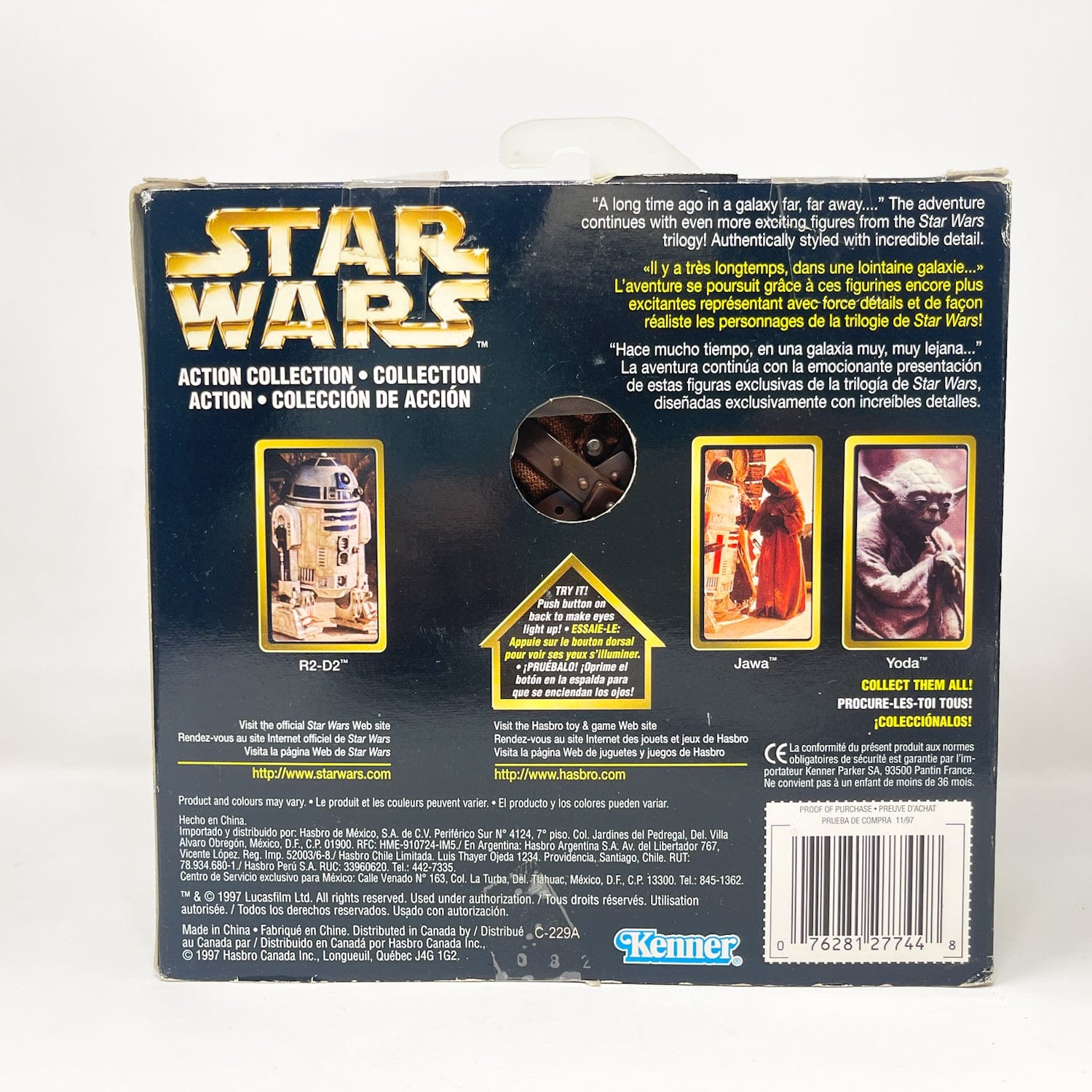 Vintage Hasbro Star Wars Mid MOC Jawa - Hasbro Action Series 12 inch Scale (1997)