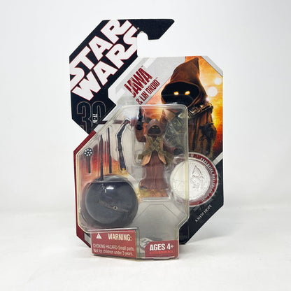 Vintage Hasbro Star Wars Mid MOC Jawa & Lin Droid #19 - Hasbro 30th Anniversary Collection