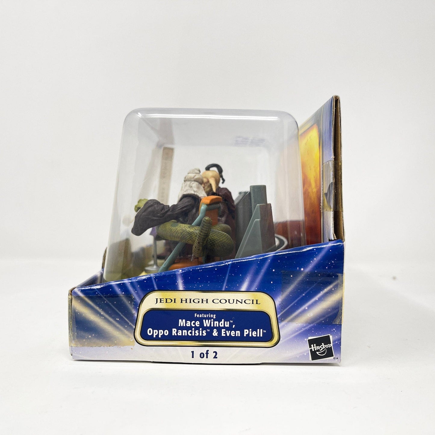 Vintage Hasbro Star Wars Mid MOC Jedi High Council (A) Scene 1 of 2 (2003) - Hasbro SAGA Collection Screen Scenes