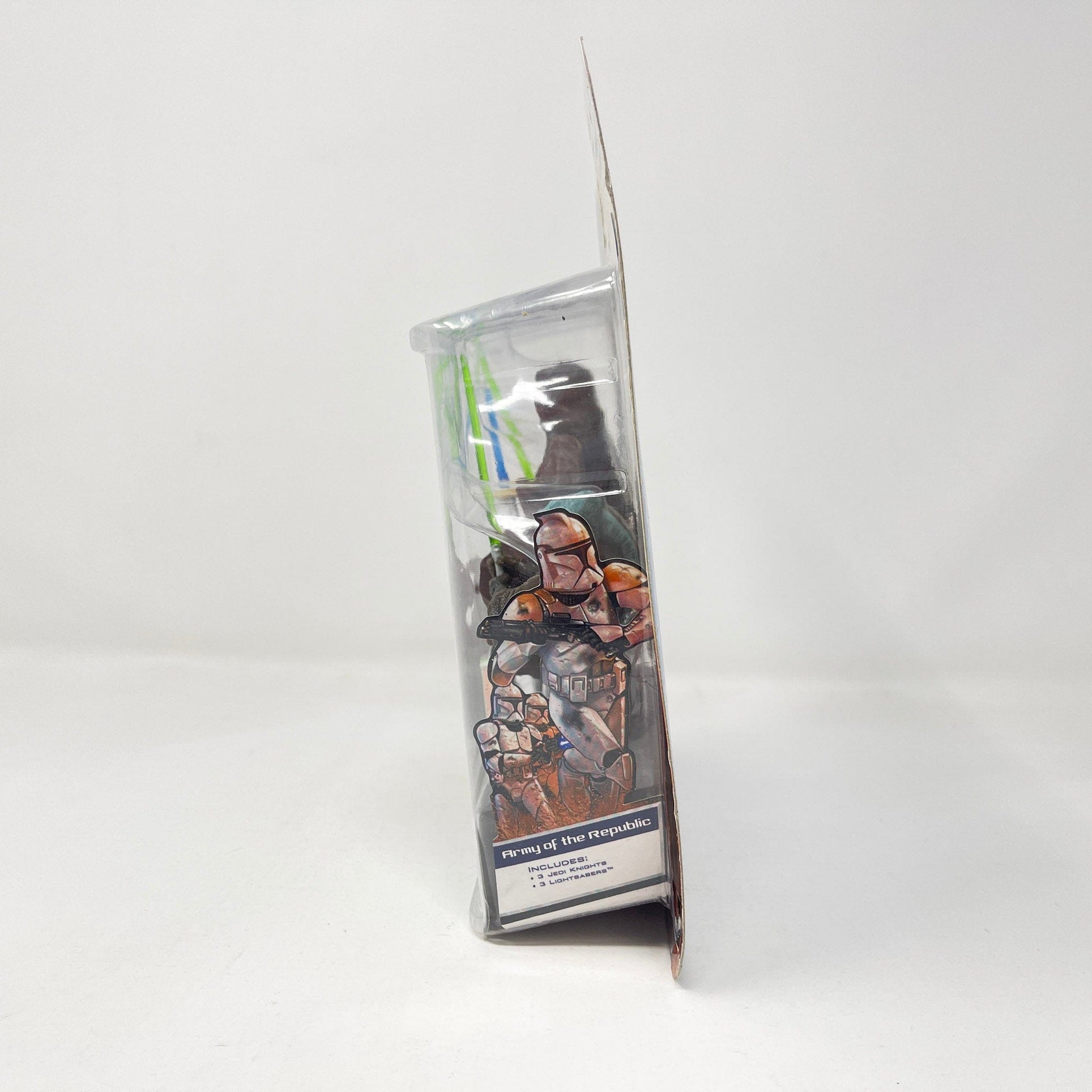 Vintage Hasbro Star Wars Mid MOC Jedi Knight Army - Army of the Republic (2003) SAGA Clone Wars MOC