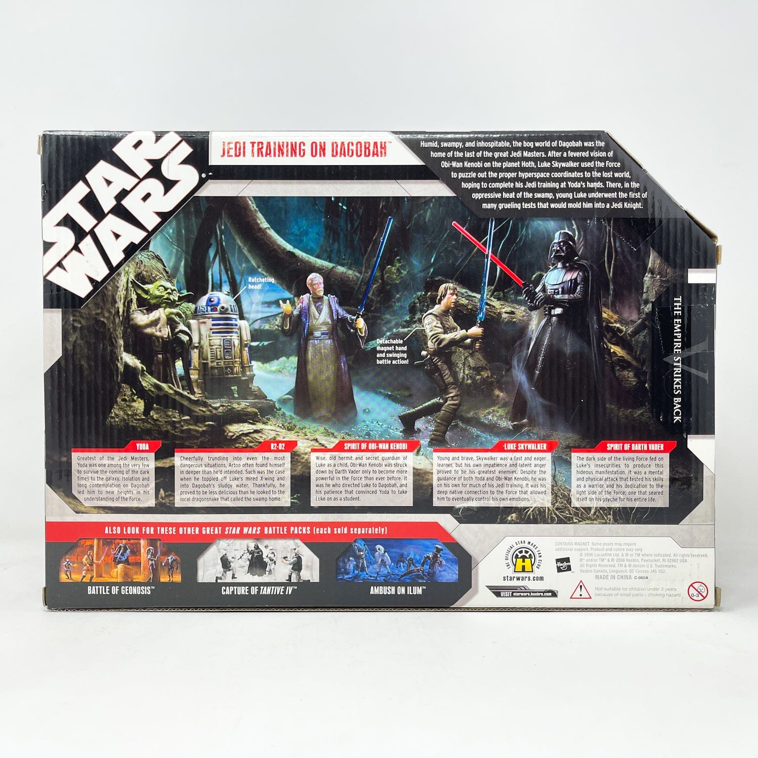 Vintage Hasbro Star Wars Mid MOC Jedi Training on Dagobah Battle Pack - Hasbro 30th Anniversary 3.75" Figures