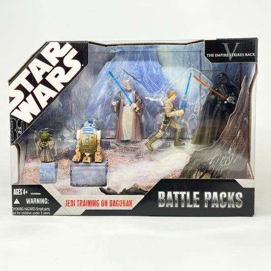Vintage Hasbro Star Wars Mid MOC Jedi Training on Dagobah Battle Pack - Hasbro 30th Anniversary 3.75" Figures