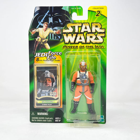 Vintage Hasbro Star Wars Mid MOC Jek Porkins (X-Wing Pilot) - Hasbro Power of the Jedi POTJ (2000)