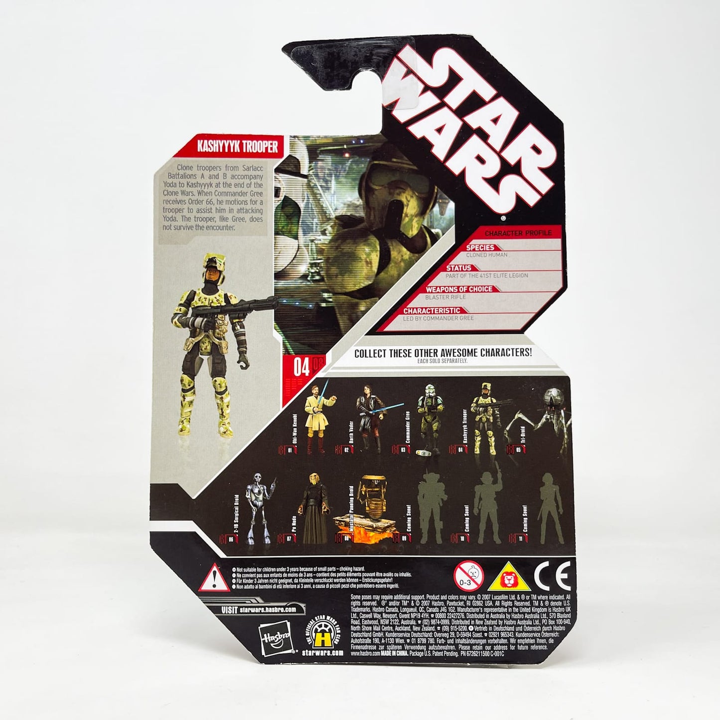 Vintage Hasbro Star Wars Mid MOC Kashyyyk Trooper #08 - Hasbro 30th Anniversary Collection 3.75"