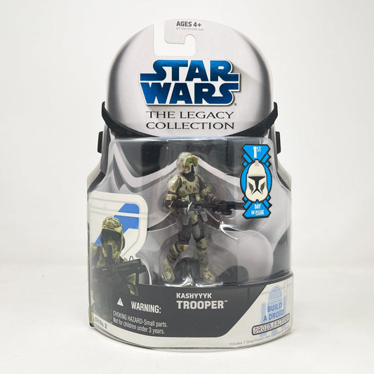 Vintage Hasbro Star Wars Mid MOC Kashyyyk Trooper - Camo (GH 2) 2008 - Hasbro Legacy Collection Star Wars Action Figure