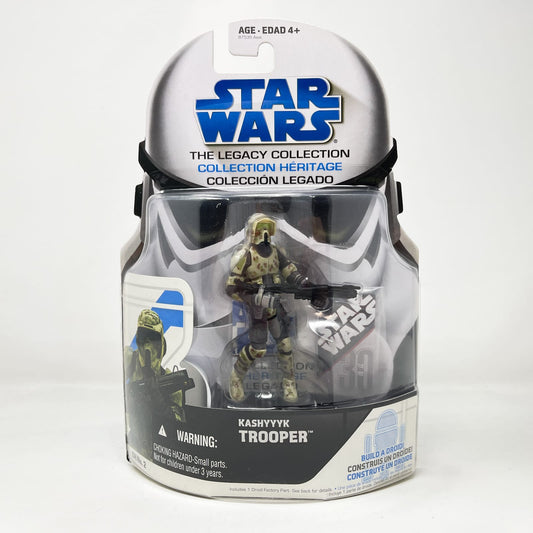 Vintage Hasbro Star Wars Mid MOC Kashyyyk Trooper - Camo (GH 2) 2008 - Hasbro Legacy Collection Star Wars Action Figure