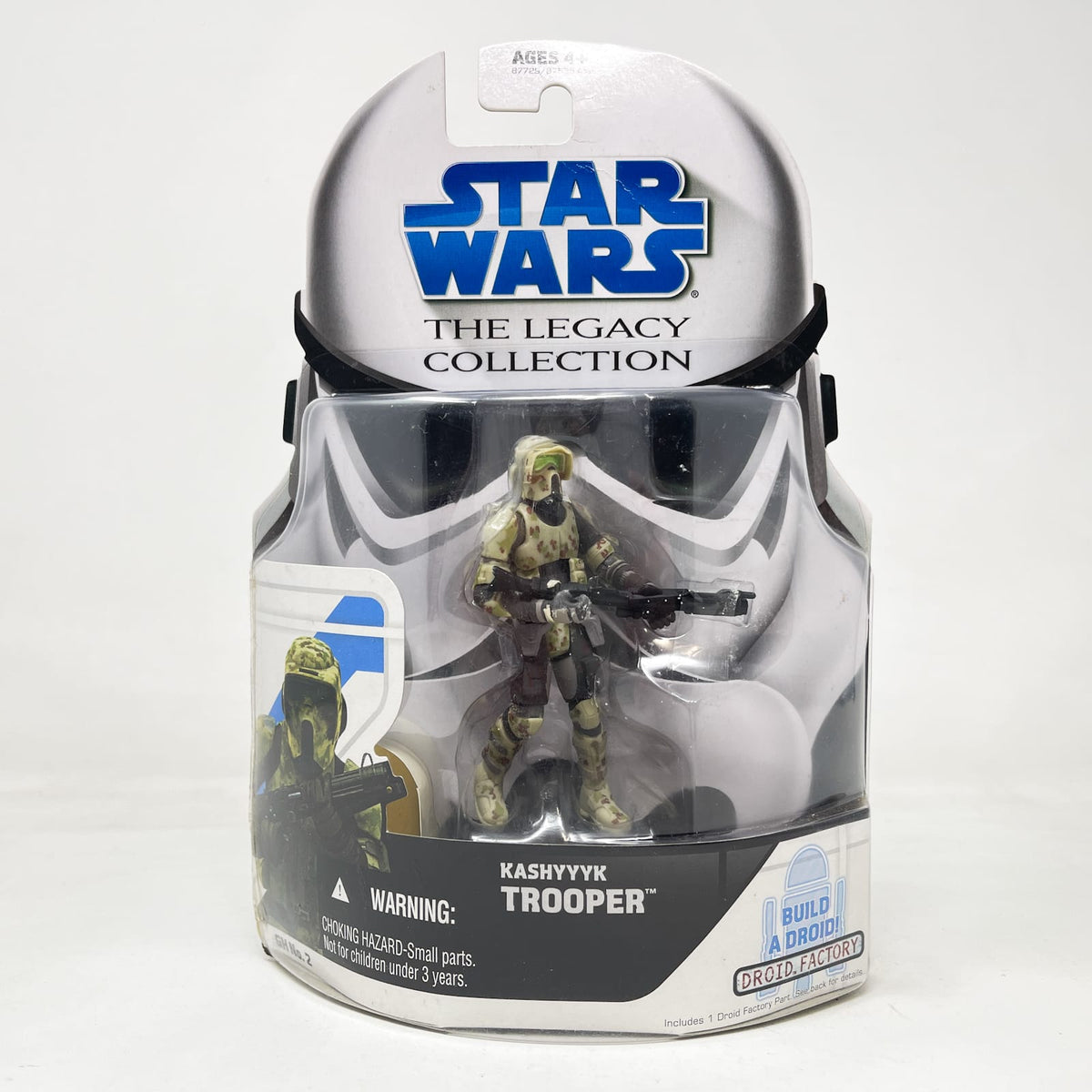 Vintage Hasbro Star Wars Mid MOC Kashyyyk Trooper - Camo (GH 2) 2008 - Hasbro Legacy Collection Star Wars Action Figure