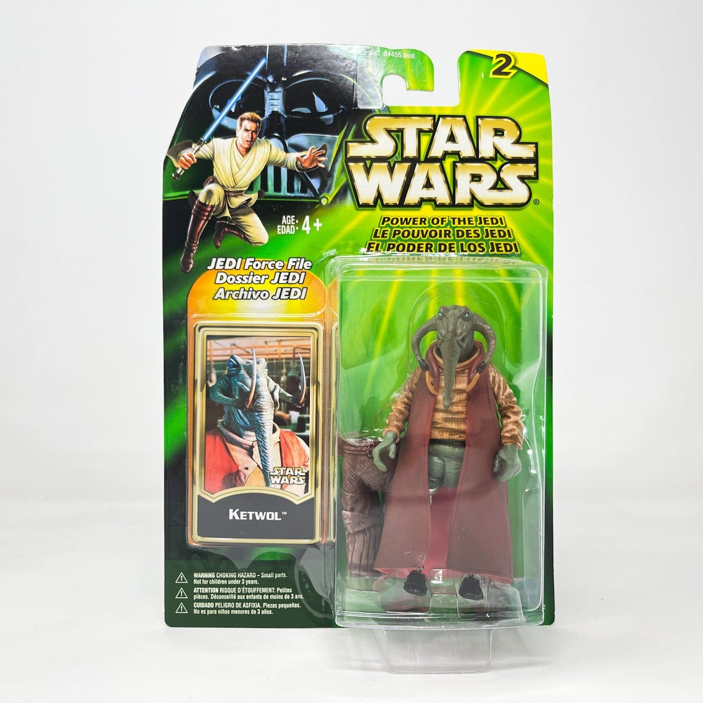 Vintage Hasbro Star Wars Mid MOC Ketwol - Hasbro Power of the Jedi POTJ (2001)