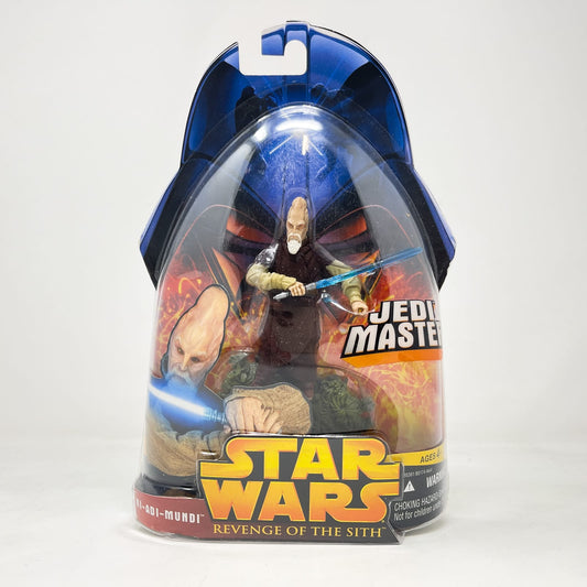 Vintage Hasbro Star Wars Mid MOC Ki-Adi-Mundi (Jedi Master) #29 - Hasbro ROTS 2005
