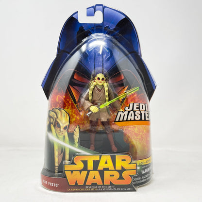 Vintage Hasbro Star Wars Mid MOC Kit Fisto (Jedi Master) #22 - Hasbro ROTS 2005