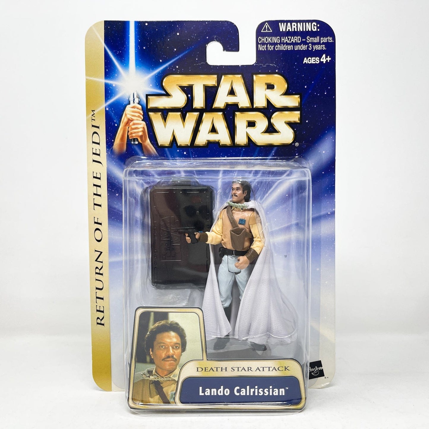 Vintage Hasbro Star Wars Mid MOC Lando Calrissian (Death Star Attack) #04-21 - Hasbro SAGA Series 3.75"