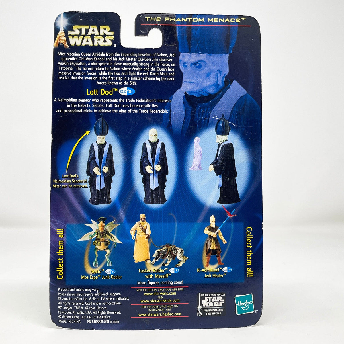 Dodd Rancit Star Wars Star Wars Lott Dod (Neimoidian Senator) #02-51 - Hasbro SAGA Series 3. ...