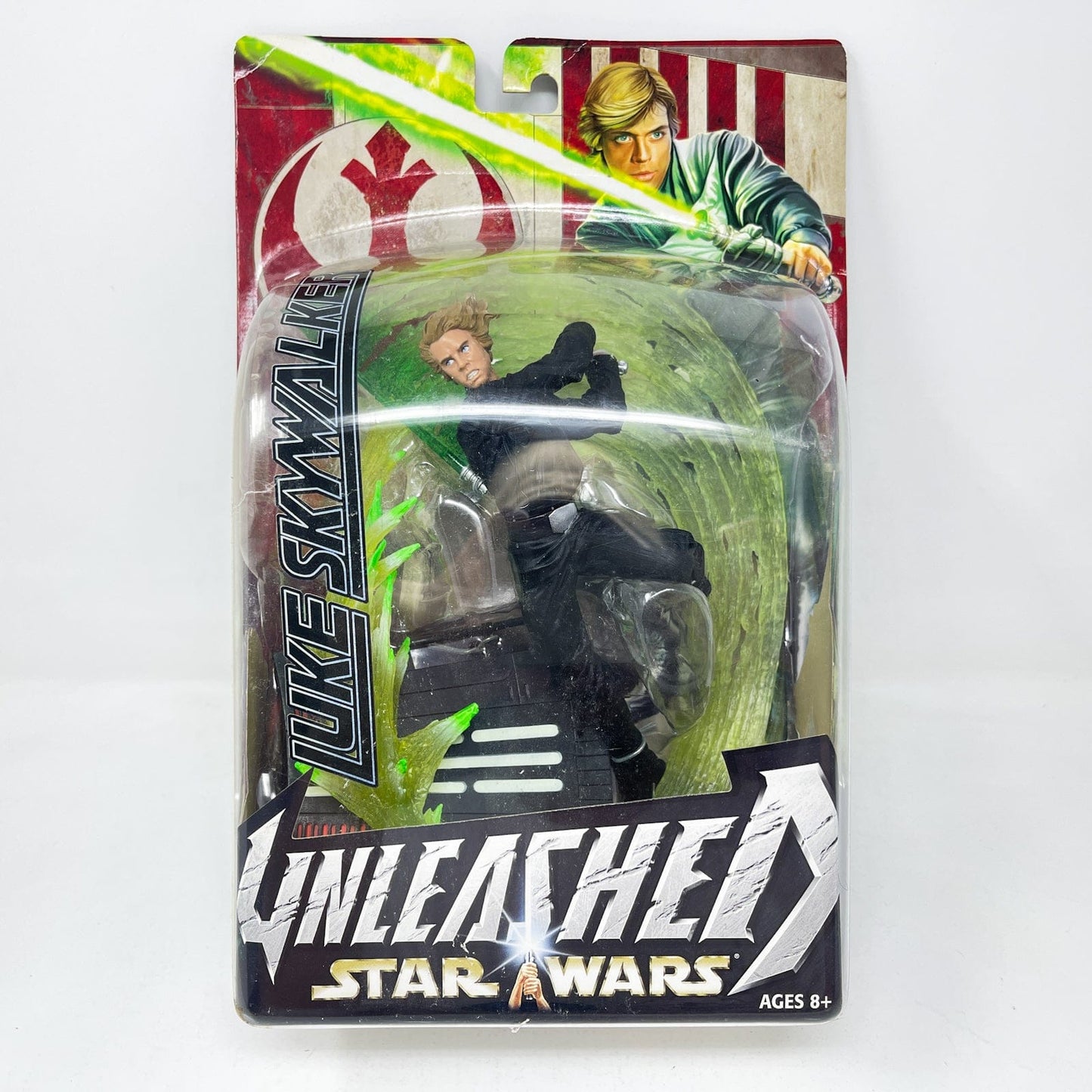 Vintage Hasbro Star Wars Mid MOC Luke Skywalker (Jedi) - Hasbro Unleashed Collection (2003)