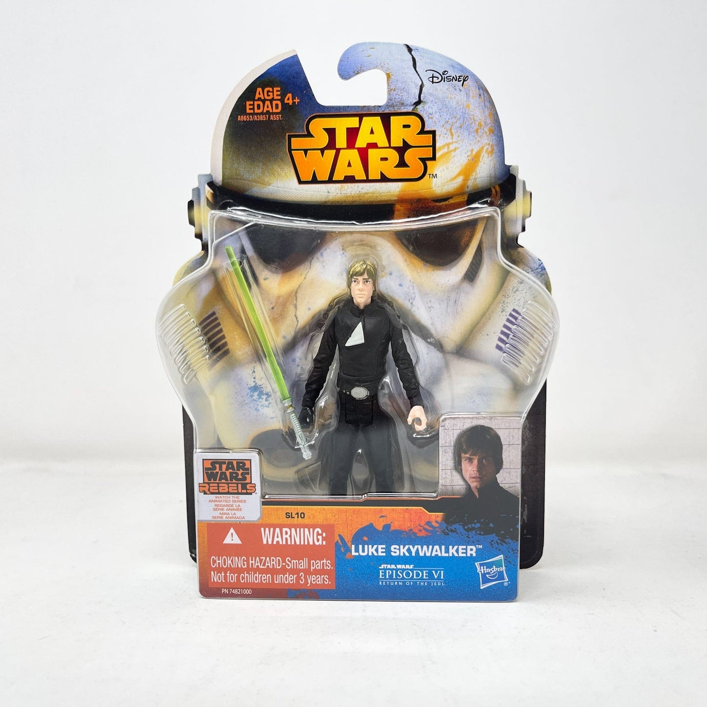 Vintage Hasbro Star Wars Mid MOC Luke Skywalker ROTJ SL10 - Hasbro 2015 Rebels Series