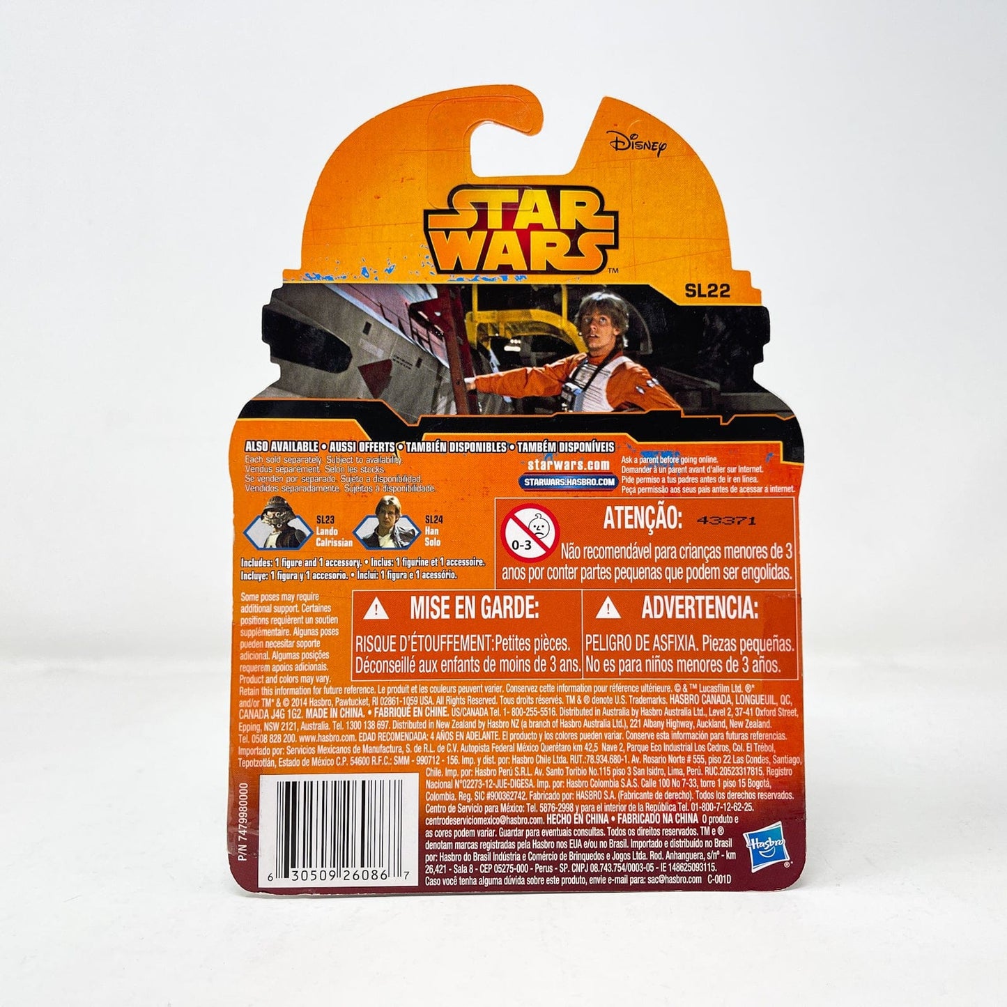 Vintage Hasbro Star Wars Mid MOC Luke Skywalker SL22 - Hasbro 2015 Rebels Series