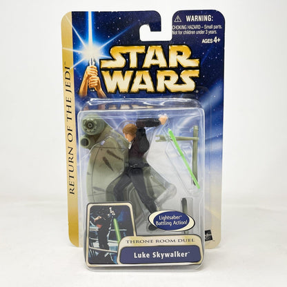 Vintage Hasbro Star Wars Mid MOC Luke Skywalker (Throne Room Duel) #03-17 - Hasbro SAGA Series 3.75"
