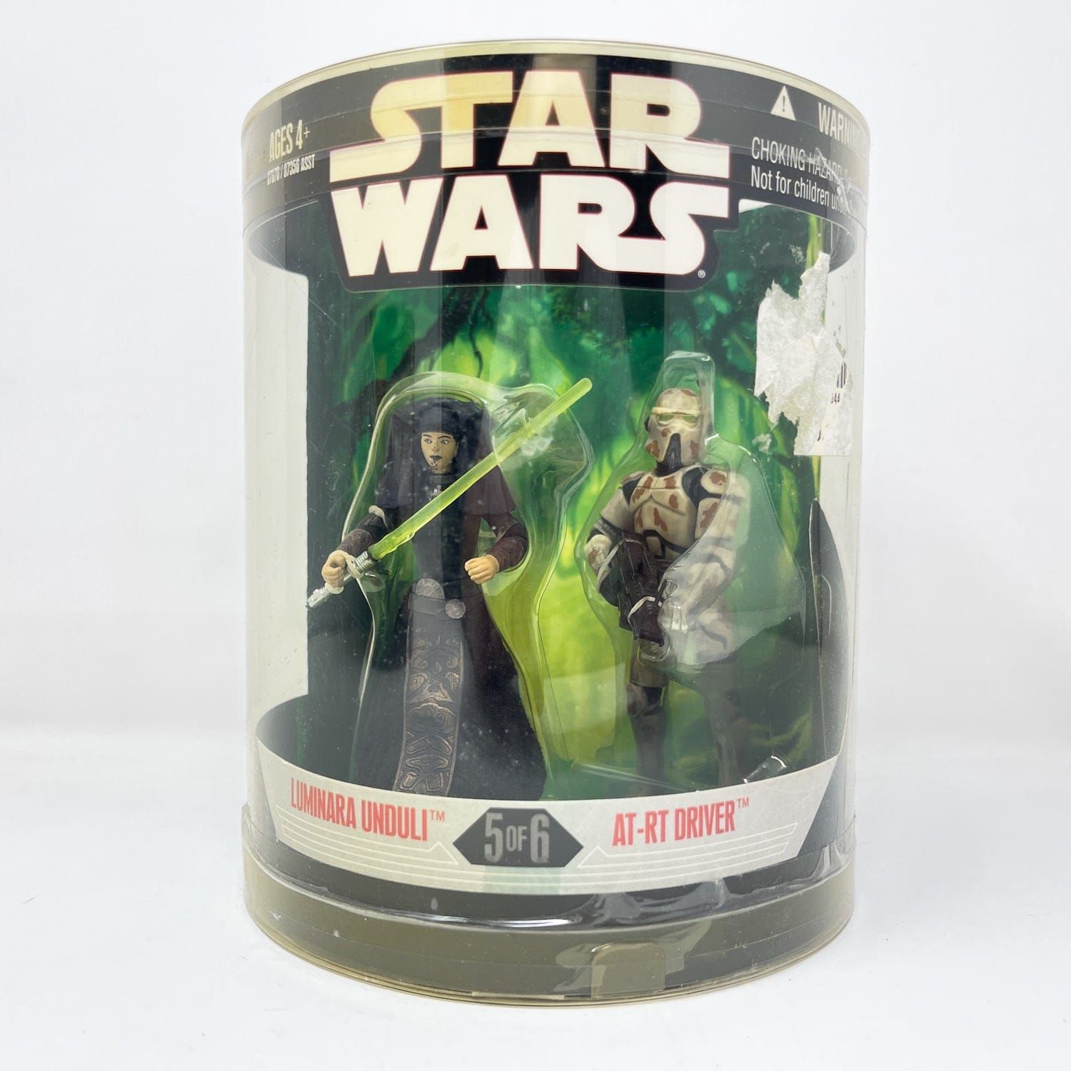 Vintage Hasbro Star Wars Mid MOC Luminara Unduli and AT-RT Driver Order 66 2-pack - Hasbro 30th Anniversary