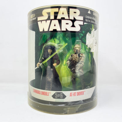 Vintage Hasbro Star Wars Mid MOC Luminara Unduli and AT-RT Driver Order 66 2-pack - Hasbro 30th Anniversary