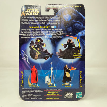 Vintage Hasbro Star Wars Mid MOC Luminara Unduli (Jedi Master) #02-26 - Hasbro SAGA Series 3.75"